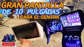 Gran Estereo de PANTALLA ANDROID 10¨ para el SENTRA GRIS NARDO ¡QUEDO INCREIBLE! #team_ang #autos