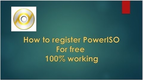 How to activate power ISO (with genuine product key)
