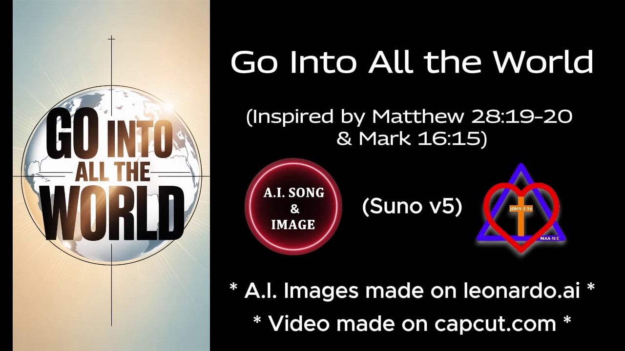 YouTubeでGo Into All the World (Inspired by Matthew 28:19–20 & Mark 16:15) - A.I. SONG & IMAGE #SUNOを視聴 YouTubeでGo Into All the World (Inspired by Matthew 28:19–20 & Mark 16:15) - A.I. SONG & IMAGE #SUNOを視聴