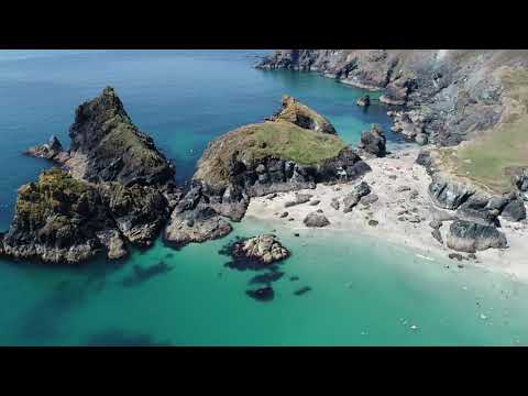 Cornwall: Kynance Cove 4K Drone Footage