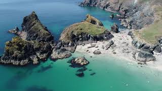 Cornwall: Kynance Cove 4K Drone Footage