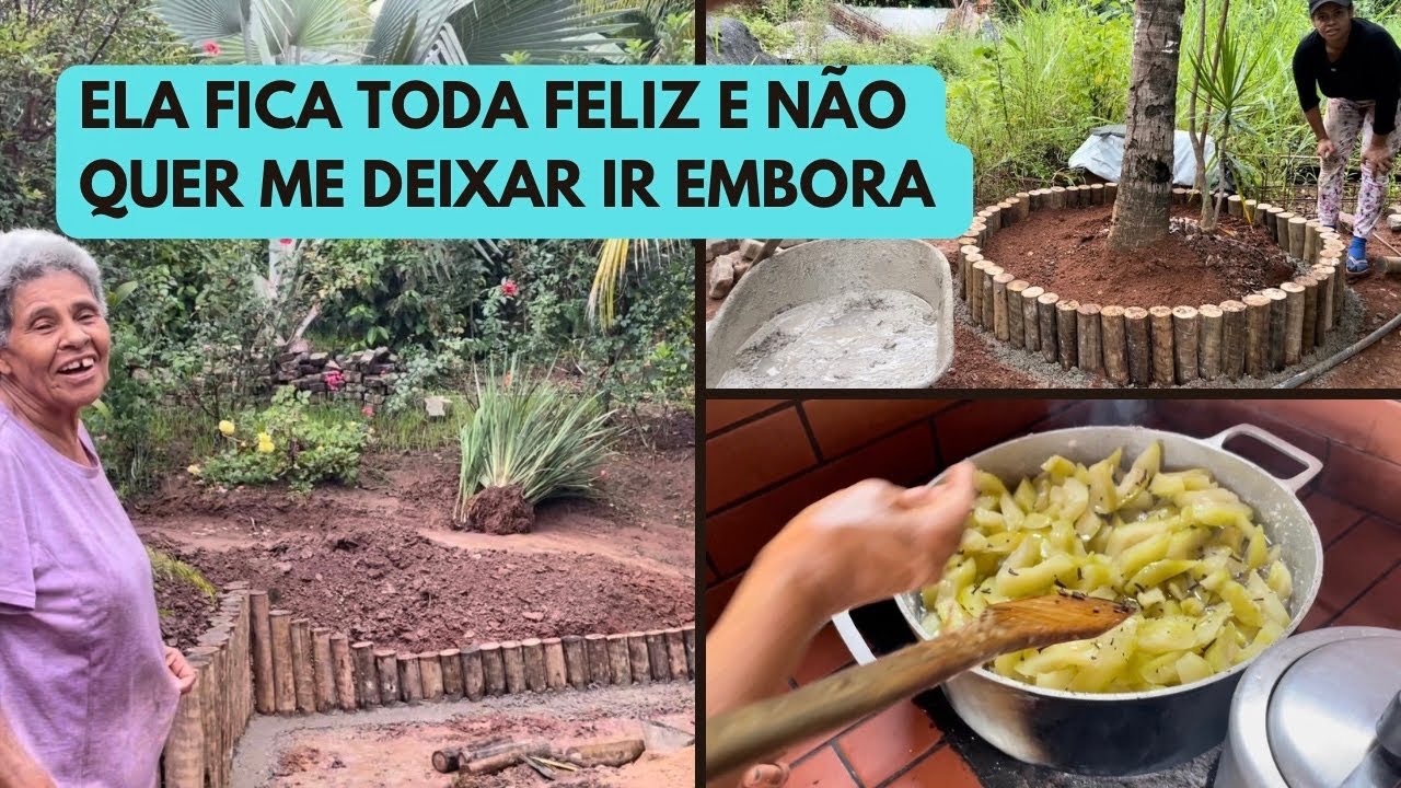 ELA FICA FELIZ E NÃO QUER ME DEIXAR IR EMBORA/ PRIMEIRA PARTE DO PROJETO/ DOCE DE MAMÃO/ NUBIA VIANA