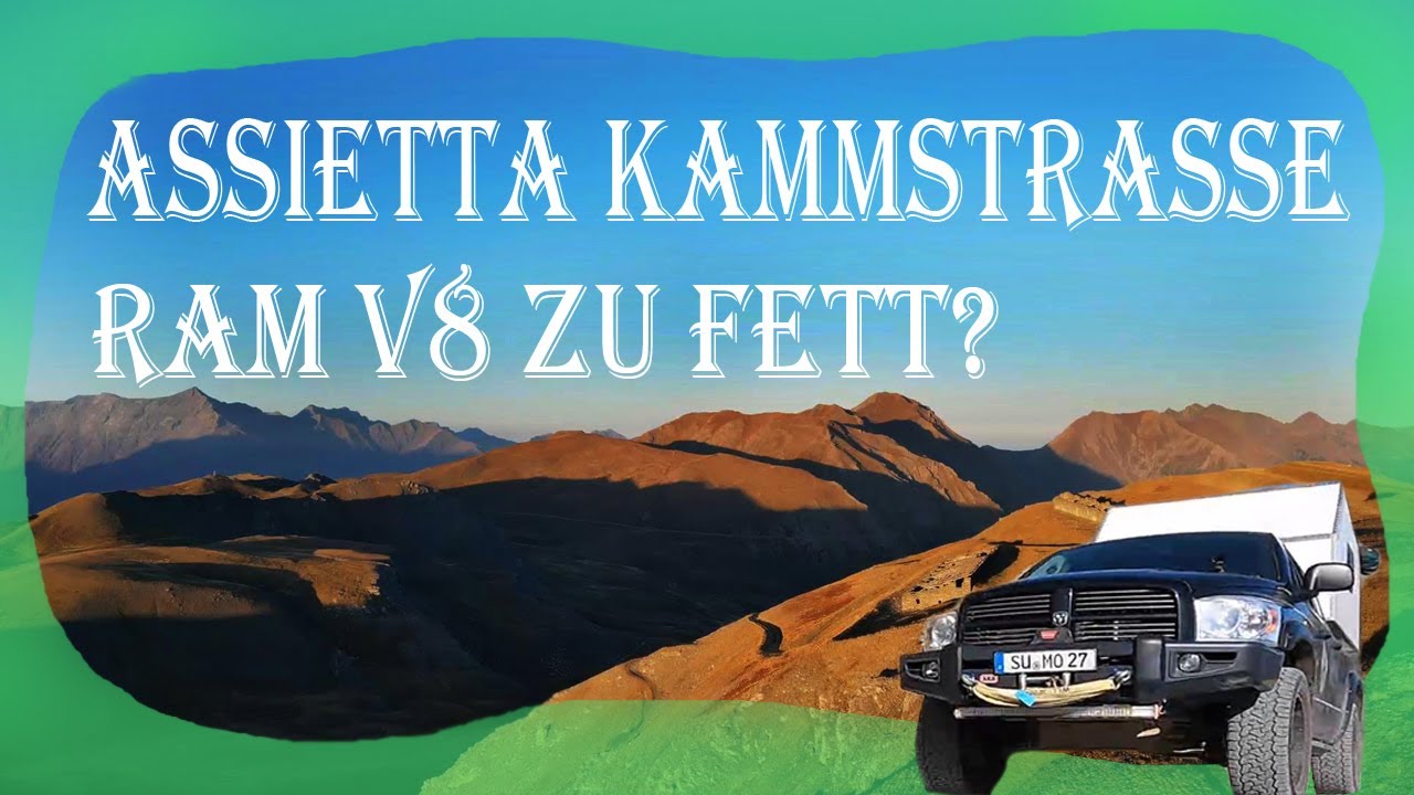 T1, die Bremsen geben auf! Mit dem Pickup selbstbau Camper durch die Seealpen, Assietta Kammstraße