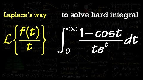 How to use Laplace Transforms to solve HARD integrals