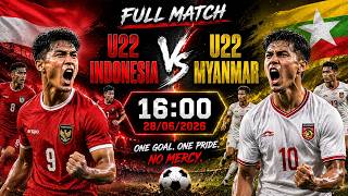 Download lagu 🔴 FULL MATCH U22 INDONESIA vs U22 MYANMAR | Young Garuda Squad Challenges Fierce Chitales Pressing