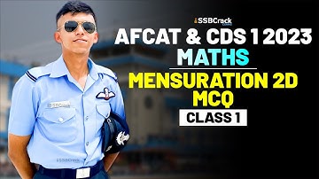 CDS & AFCAT 1 2023 Exam Mathematics Crash Course - Mensuration 2D - Class 1