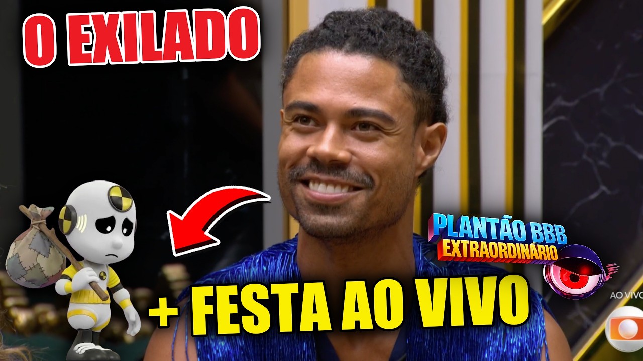 🔴FESTA BBB26 AO VIVO AGORA: BRENO é ´O EXILADO` e VAI INDICAR ALGUÉM AO PAREDÃO