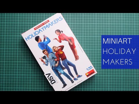 Video: MiniArt 38087 Holidaymakers – rekreanti, sada 5 figurek (1/35)