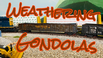 Weathering Gondolas with a Heat Gun