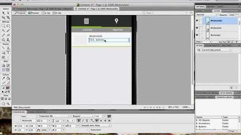 Design Mobile User Interface Using Adobe Fireworks