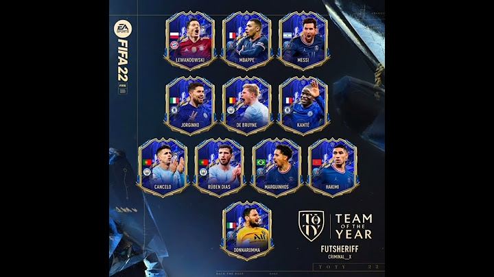 Full FIFA 22 TOTY Team 🔵!!!