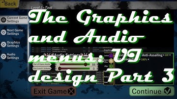 The FINAL Pause Menu Tutorial: How to fully design and code your own Graphics and Audio menus (3/3)!