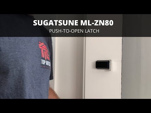 Sugatsune Push latch install (ML-ZN80)