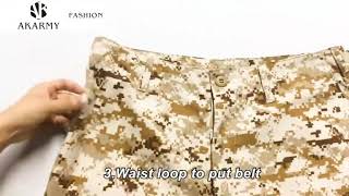 AKARMY Unisex Lightweight Military Camo Tactical Camo Hunting Combat BDU Uniform Army Suit S Reviews