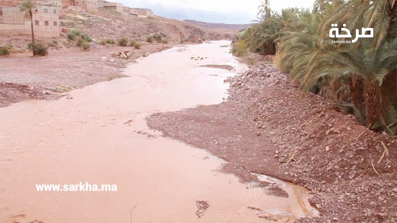 ورزازات : أمطار الخير تعيد الحياة و الجمالية لوادي تيفولتوت