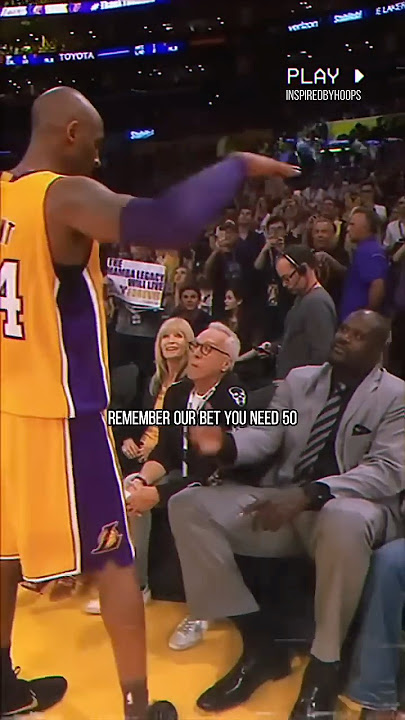 Shaq Asked Kobe For 50 And Kobe Gave Him 60 Points 🤝🐍