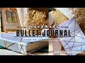 Making a bullet journal for 2024  malayalam  hard cover book binding tutorial