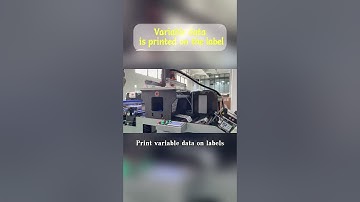 Printing variable data on label,each label is unique.#inkjetprinter #printer #uvprinter