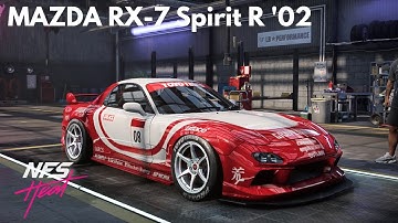 Need For Speed Heat Customization - MAZDA RX-7 Spirit R 