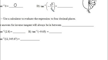 Inverse Trigonometric Functions (Day 2)