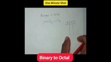 বাইনারি থেকে অক্টাল রূপান্তর কিভাবে করবেন | বাইনারি থেকে অক্টাল রূপান্তর
