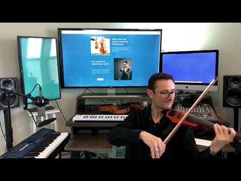 Sunset Strings' electric violinist performs One Thing