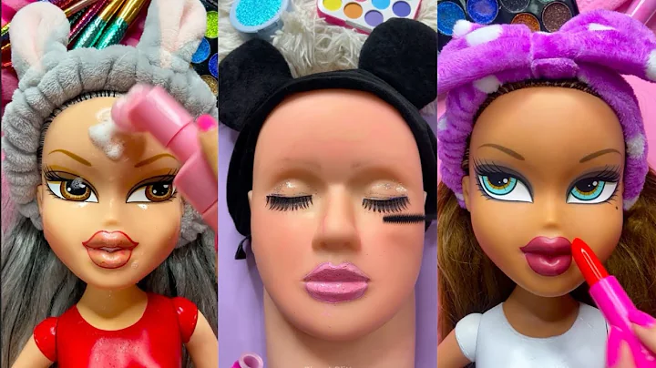 ASMR Satisfying with Unboxing & Review Mannequin Makeup Skincare Relax Fast Planet Glitter ☆