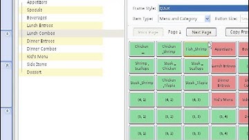 BackOffice - Arrangement of Menu Items & Buttons