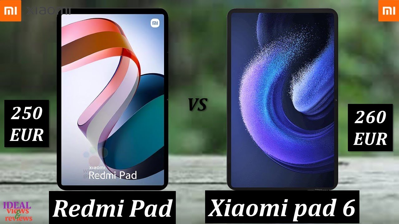 Xiaomi Redmi Pad SE Tablet vs Xiaomi Pad 6 Tablet (8GB RAM + 256GB)