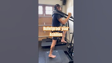 Reduce injury risk to the Achilles and calf with isometric eccentric calf raises for Hoopers #nba