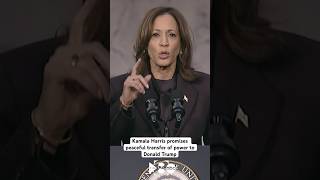 Kamala Harris promises peaceful transfer of power to Donald Trump