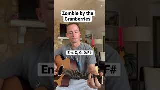 Zombie  Easy Beginner Song guitartutorial guitar guitarchords guitarcover