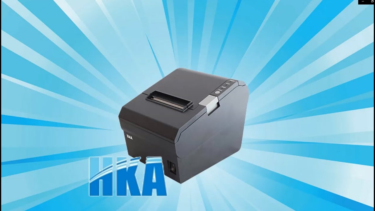 Impresora fiscal HKA80 - YouTube