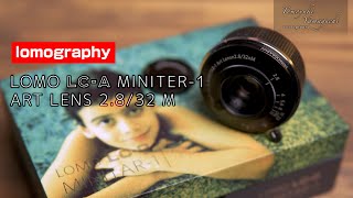 lomography LOMO LC-A MINITER-1 ART LENS 2.8/32 M】ほんの少し