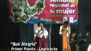 Cántale A Tus Derechos 1Er Puesto, Fidencia Villareal - Lauricocha