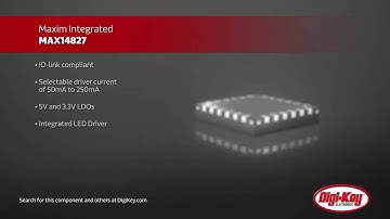 Maxim MAX14827 IO-Link Device Transceivers | Digi-Key Daily