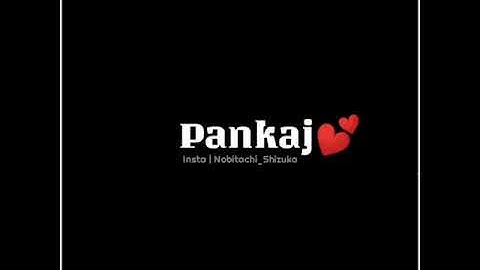 pankaj Name status video| Marathi Status|WhatsApp status | #viral  |Ringtone| Alone | Akash Ghangale