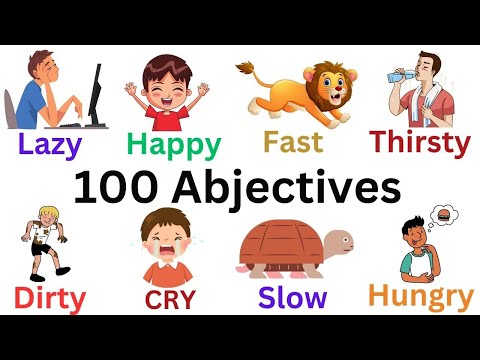 100 Adjectives words