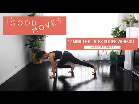 12 Minute Pilates Slider Workout with Chloe De Winter | Good Moves | Well+Good