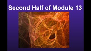 Module 13 (Second Half) Apologia Chemistry