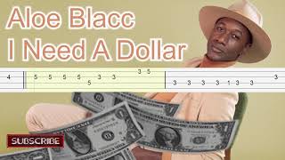 Aloe Blacc - I Need A Dollar Bass Tabs