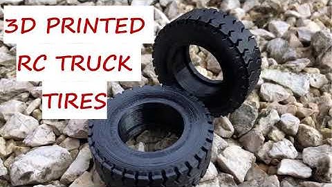 how to design rc model  truck tires  in freecad for 3d printing