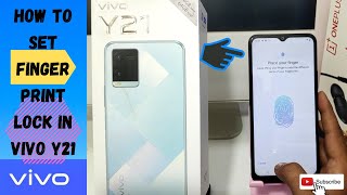 How to set Finger Print Sensor in VIVO Y21| How to set fingerprint lock in Vivo Y21|   lock setting screenshot 5