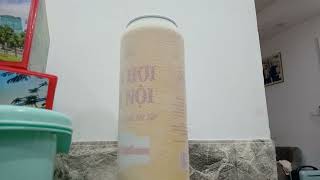 can of beer freezing
