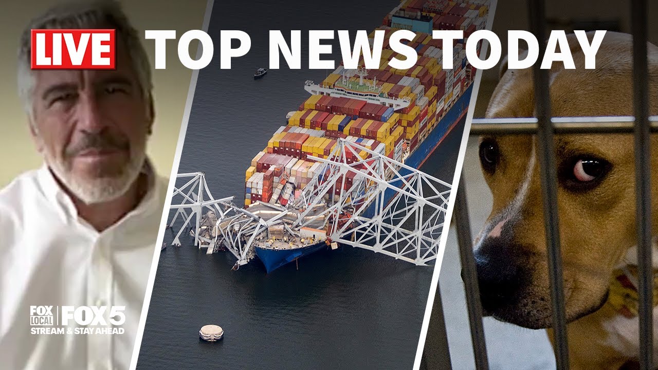 LIVE: Key Bridge update, Epstein files vote, PG Co. ends pit bull ban | FOX 5 DC