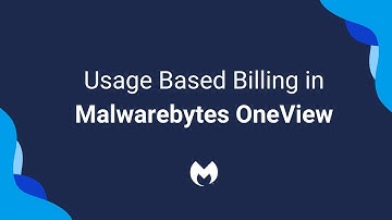 Usage Based Billing in Malwarebytes OneView