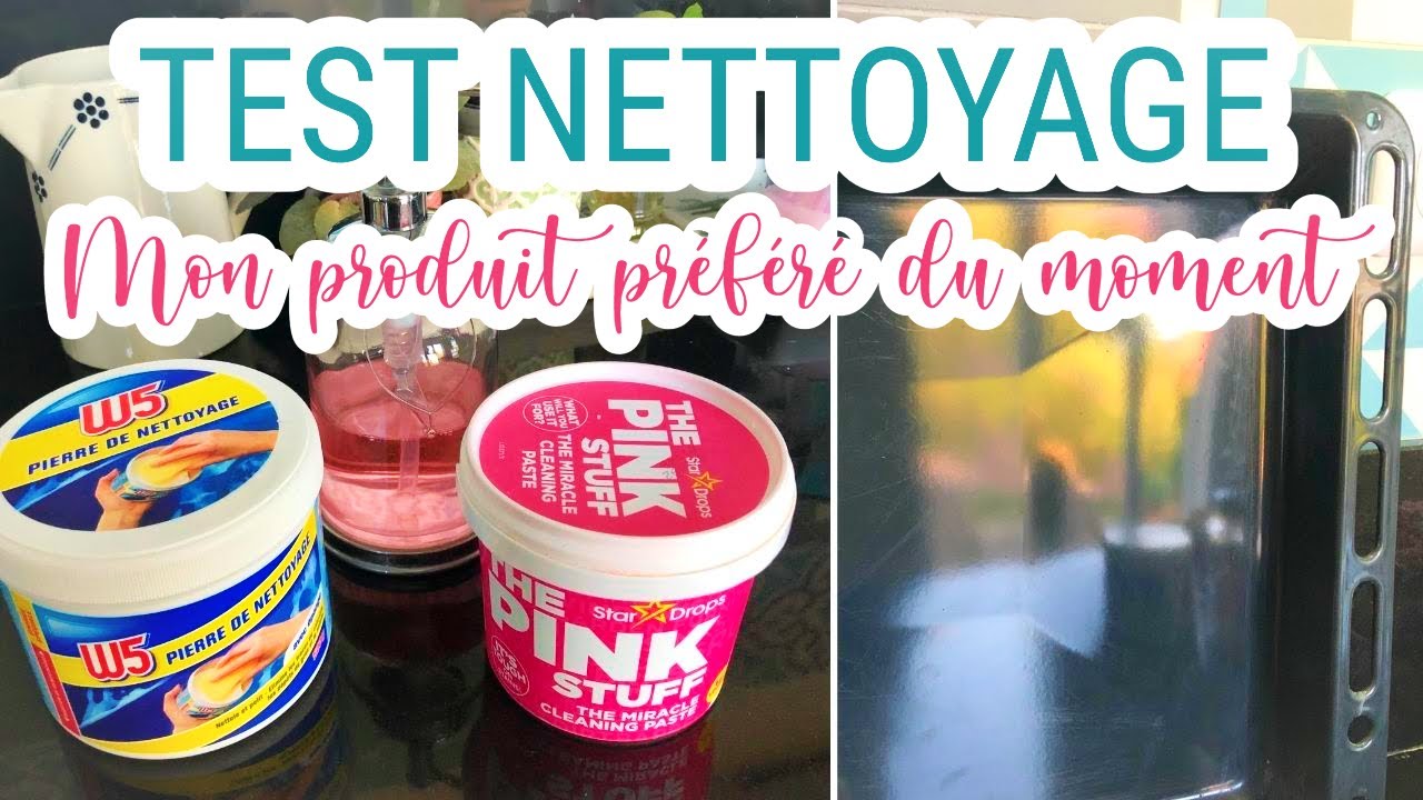 TEST NETTOYAGE THE PINK STUFF ménage facile er rapide sans effort 