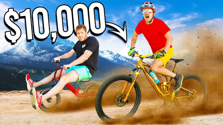 $100 VS $10,000 MOUNTAIN BIKES!