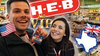🇬🇧BRITISH EXPLORE HEB FOR THE FIRST TIME 🇺🇸 | Texas Series