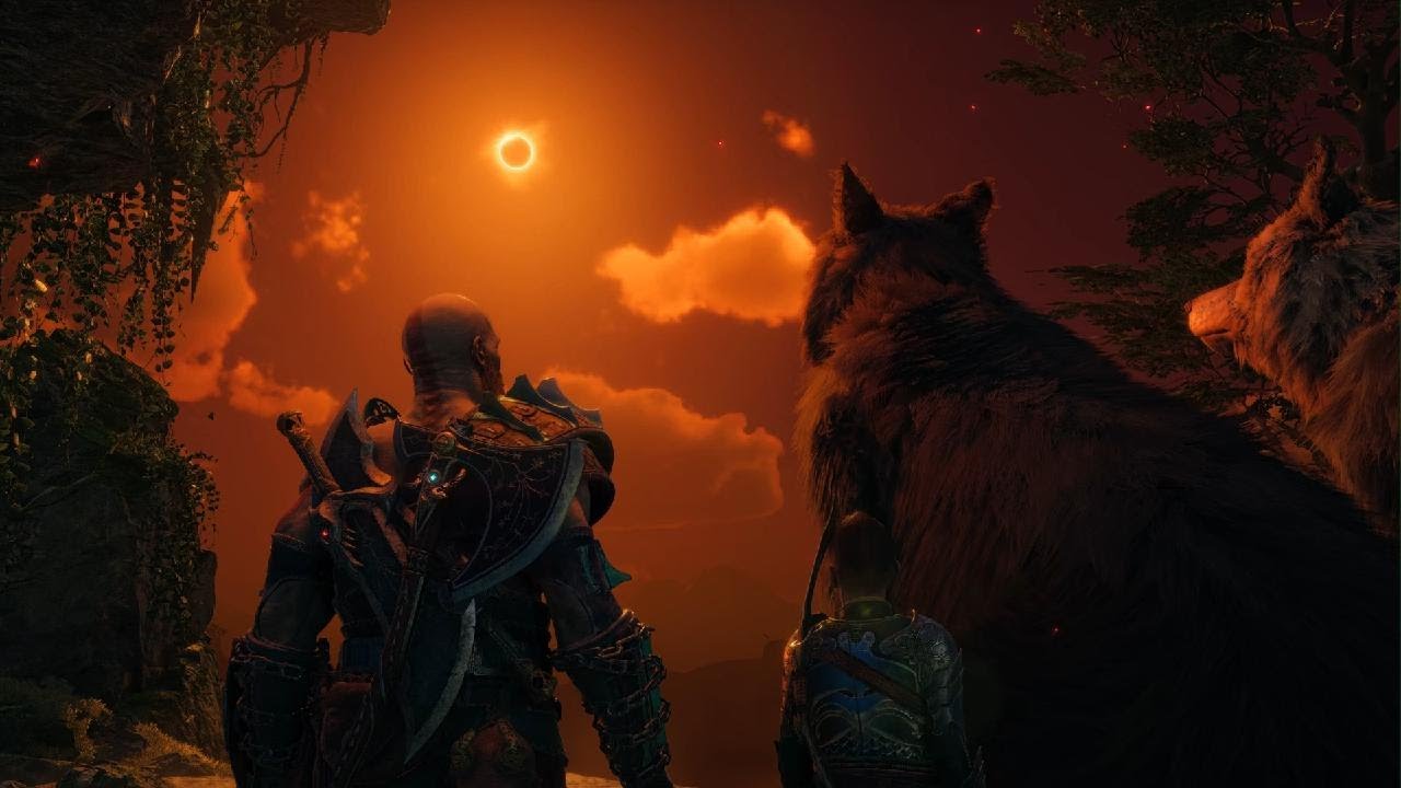 God of War Ragnarök - Sköll and Hati